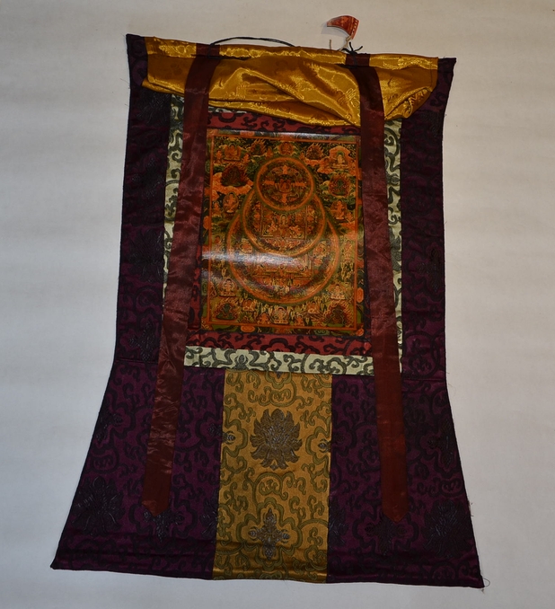 Obraz mandala malá antik