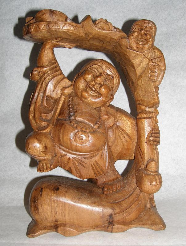 Budha s malym Budhom 30 cm