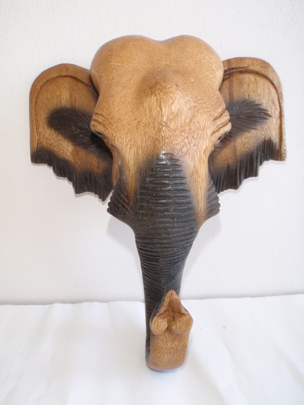 Slonia hlava na stenu 20 cm