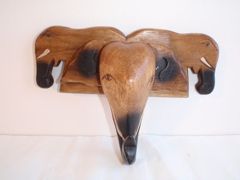 Slon vešiak na stenu 1x