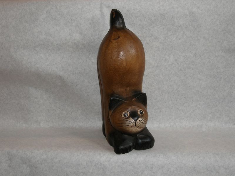 Mačka - sedí-leží 11*21 cm