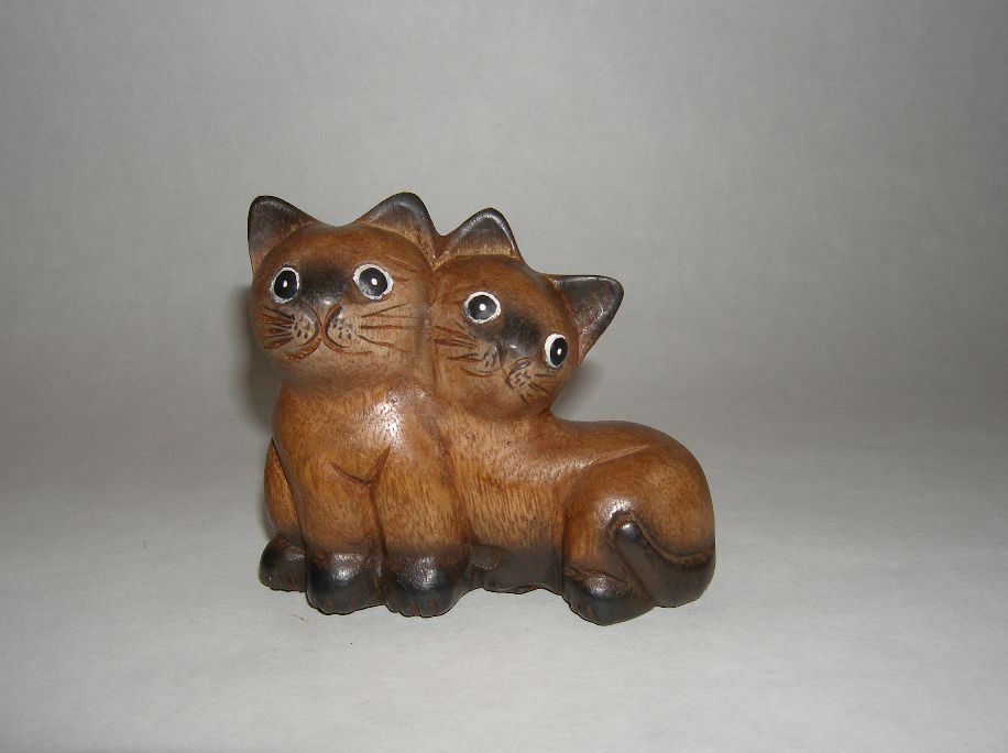 Mačka "dvojičky" cca 15 cm