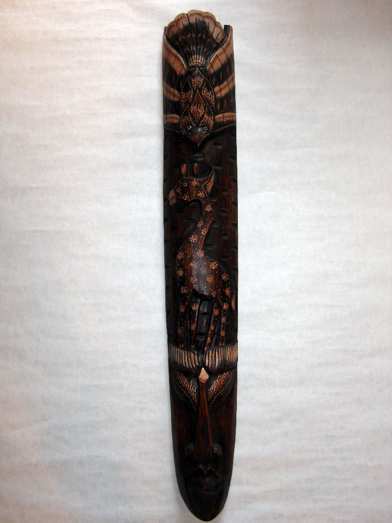 Maska drevo vták 2x 100 cm