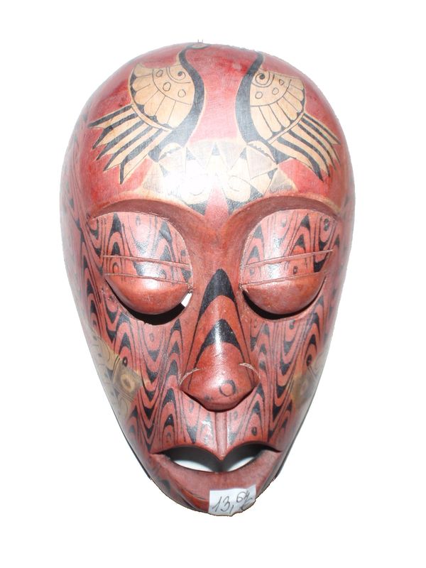 Maska Lombok farebná  25 cm široká