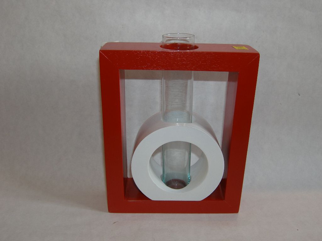 Váza so sklom abstrakt