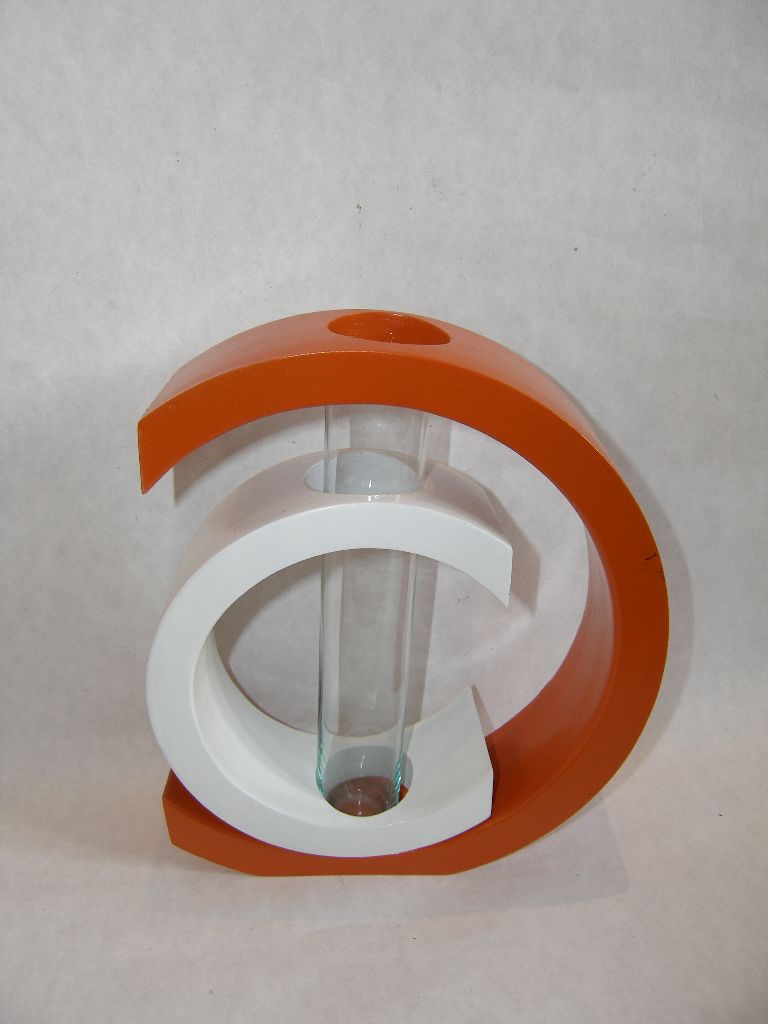 Váza so sklom abstrakt