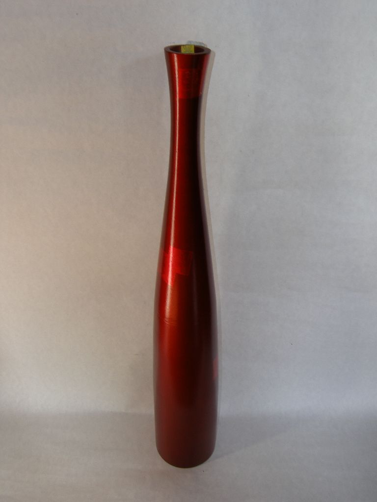 Váza červená s kockami 80 cm