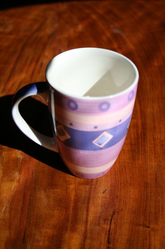 Hrnček classic - ovál - zeleno-modrá, vzory