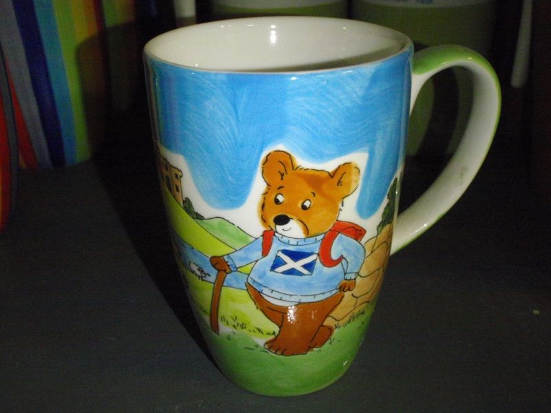 Keramika hrnček medvedik