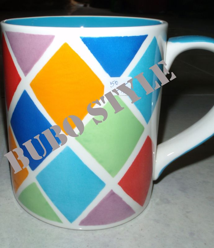 Keramika hrnček veľky kocky