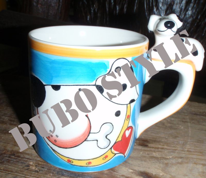 Keramika hrnček s dalmatincom na ušku