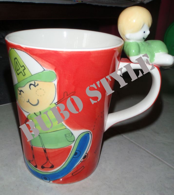 Keramika hrnček chlapček,dievčatko