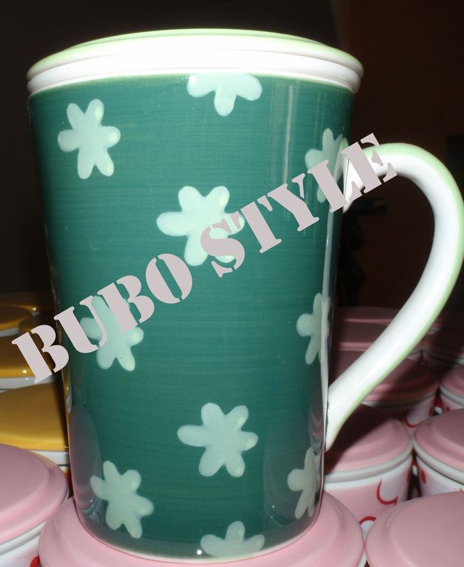 Keramika bylinkač zeleny kvety