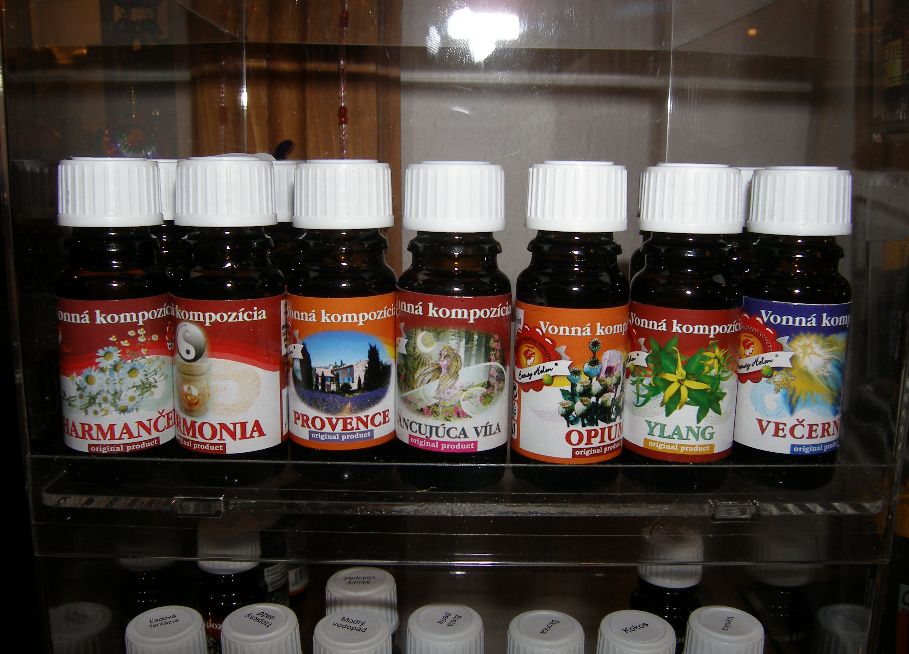 Oleje vonné podľa druhu- nové