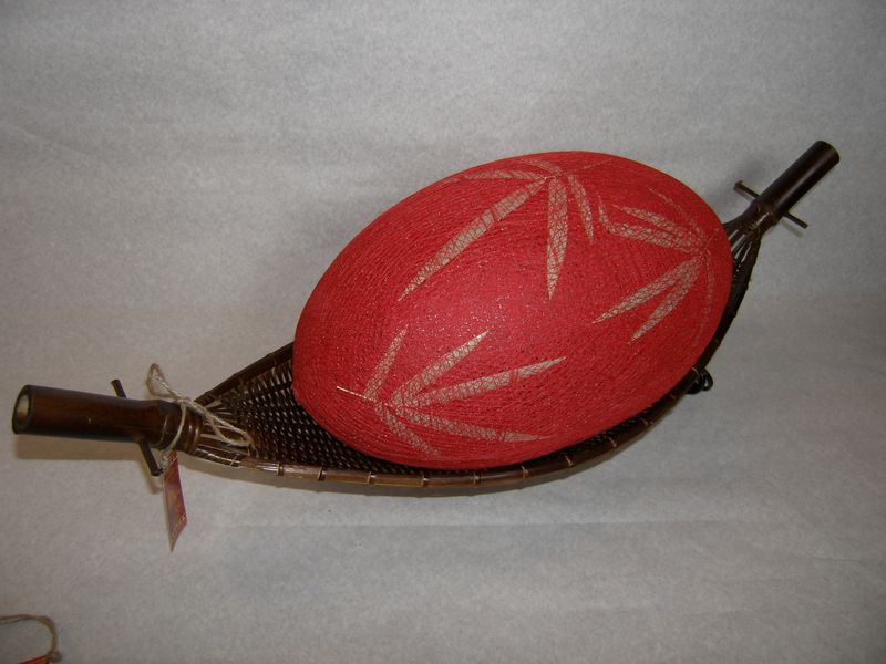 Lampa vajičko L - červené