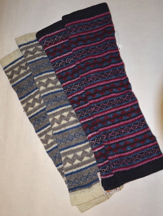 Ponožky návleky pasiky so vzorom